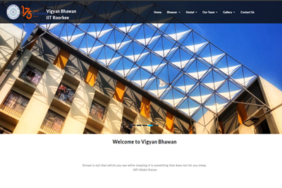 Vigyan Bhawan website